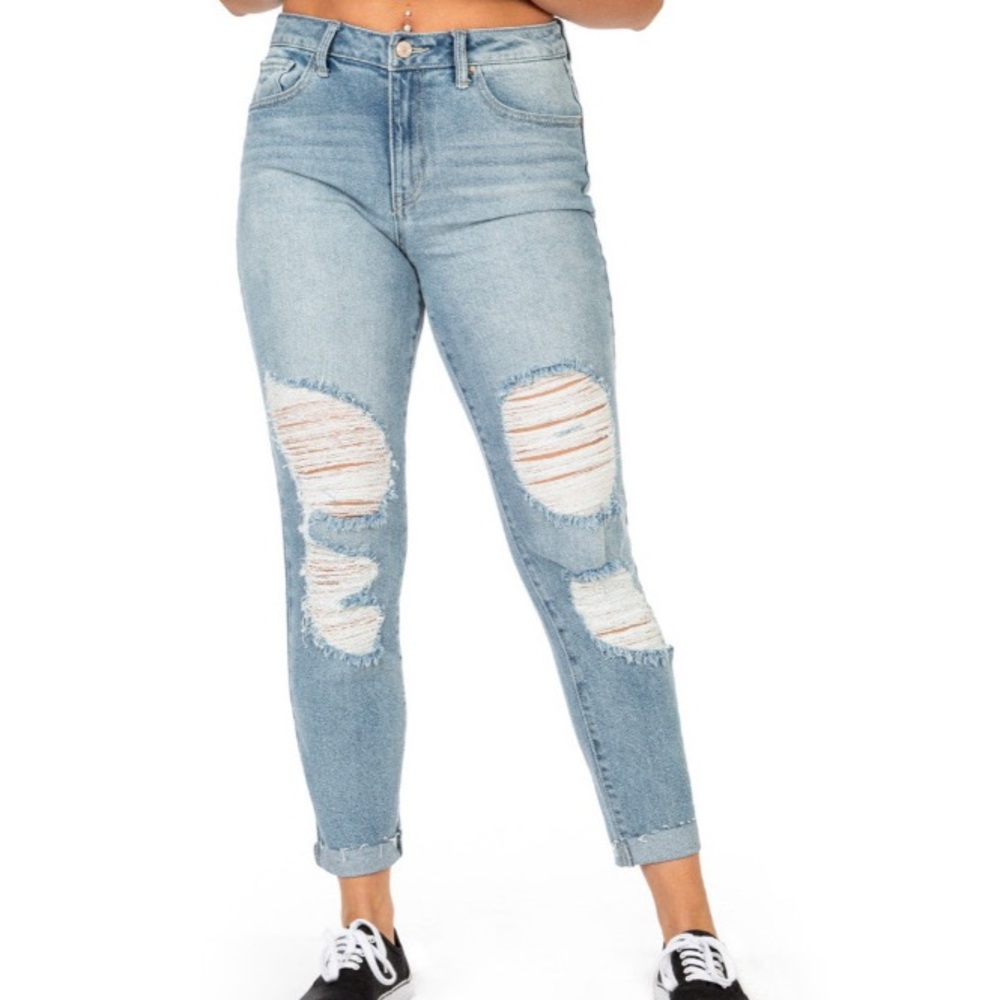 Rewash Super High Rise Mom Jean